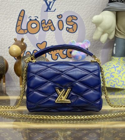 Replica Louis Vuitton Go-14 Blue - best quality luxury bag dupe