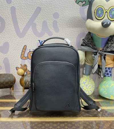 Replica Louis Vuitton Avenue Backpack Black - high-accuracy replica luxury purse