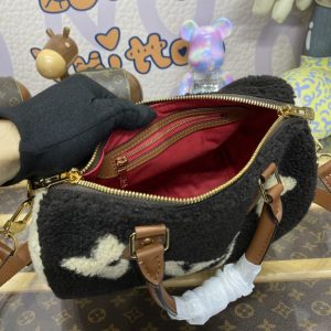 Replica Louis Vuitton Speedy Bandouliere 25 Wool - top-rated replica designer bag
