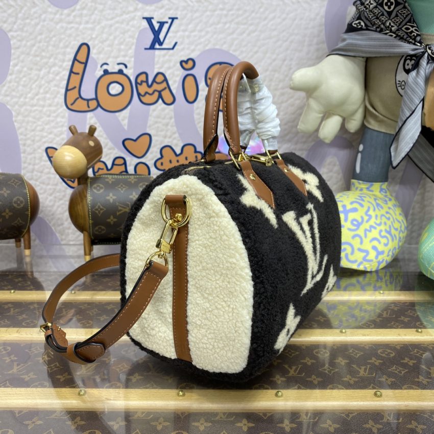 Replica Louis Vuitton Speedy Bandouliere 25 Wool - best-selling designer handbag dupe