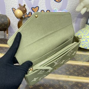 Replica Louis Vuitton Félicie Pochette Green - premium-grade designer purse dupe