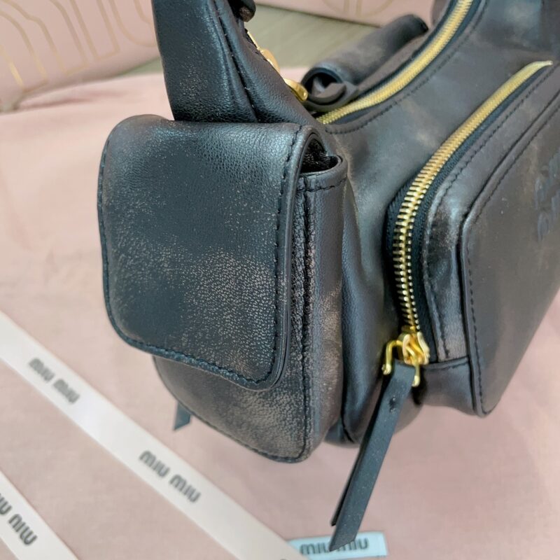 Replica Miu Miu Nappa Pocket Bag - high-accuracy replica luxury purse