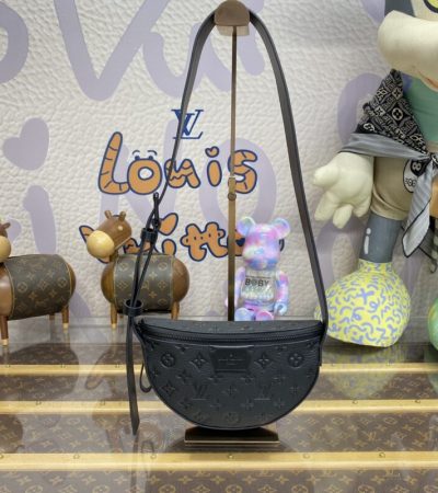 Replica Louis Vuitton Moon Crossbody Full Black - near-authentic luxury replica handbag
