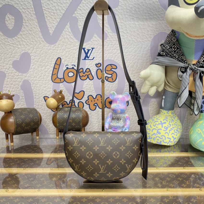 Replica Louis Vuitton Moon Crossbody Brown - authentic-look luxury purse replica