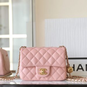 Replica CHANEL CF 17cm Golden Ball Pink - realistic designer-inspired fake bag