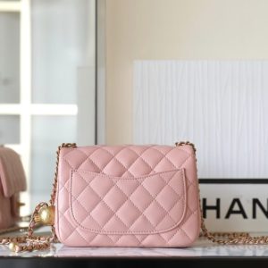 Replica CHANEL CF 17cm Golden Ball Pink - premium-grade designer purse dupe