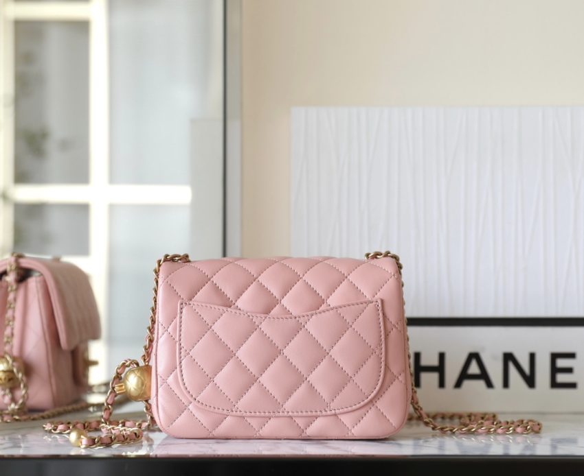 Replica CHANEL CF 17cm Golden Ball Pink - premium-grade designer purse dupe