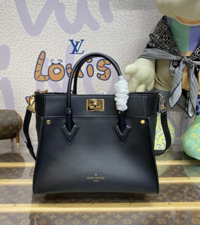 Replica Louis Vuitton On My Side Black - ultra-realistic fake designer tote