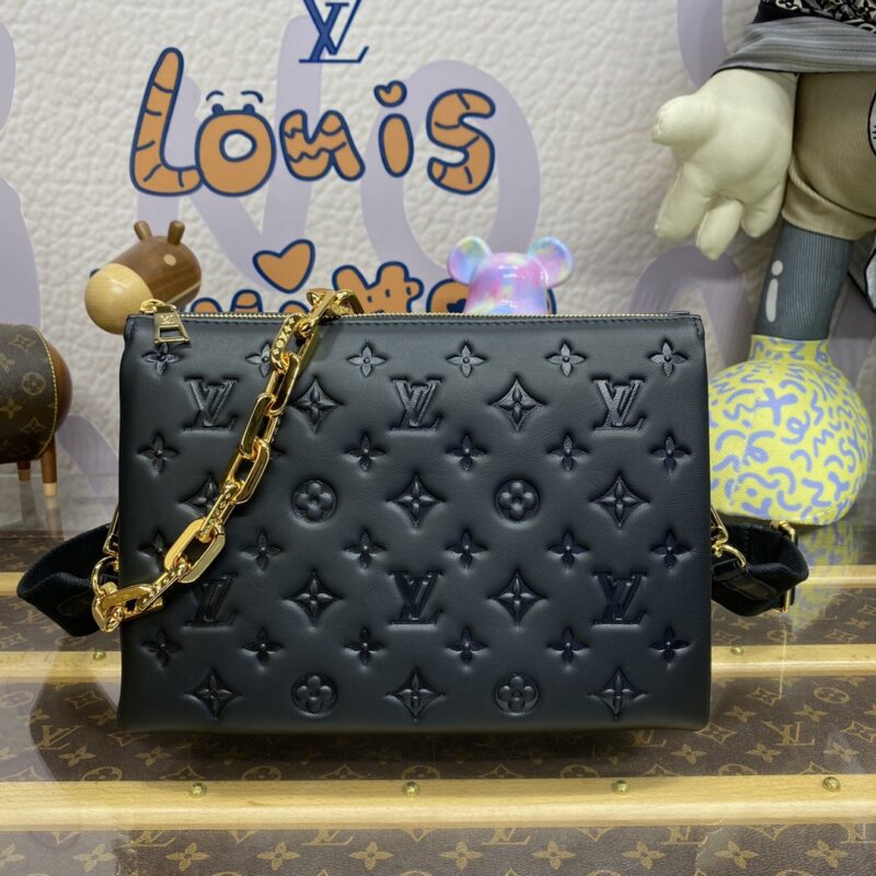 Replica Louis Vuitton Coussin Black - premium 1:1 fake handbag model