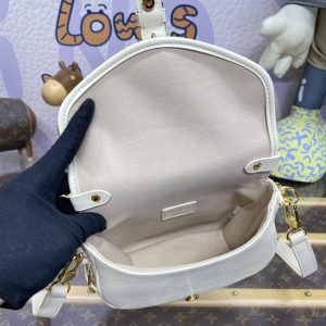 Replica Louis Vuitton Saumur White - authentic-look luxury purse replica