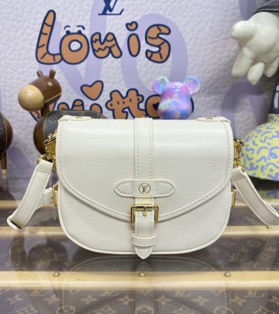 Replica Louis Vuitton Saumur White - 1:1 designer replica handbag