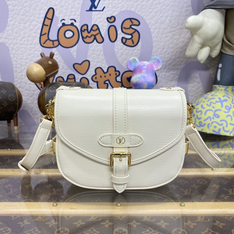 Replica Louis Vuitton Saumur White - 1:1 designer replica handbag
