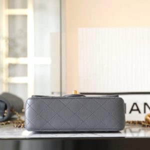 Replica CHANEL CF 20cm Golden Ball Grey - top-tier luxury replica shoulder bag