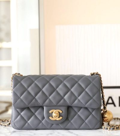 Replica CHANEL CF 20cm Golden Ball Grey - premium-grade designer purse dupe