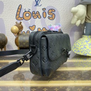 Replica Louis Vuitton Steamer Messenger Black - high-end fake designer purse
