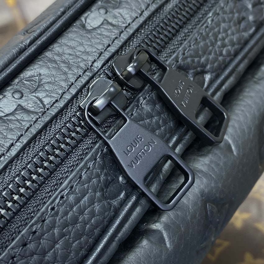 Replica Louis Vuitton Steamer Messenger Black - premium 1:1 fake handbag model