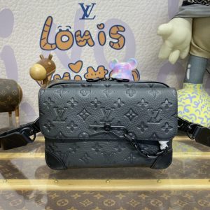 Replica Louis Vuitton Steamer Messenger Black - high-end fake designer purse