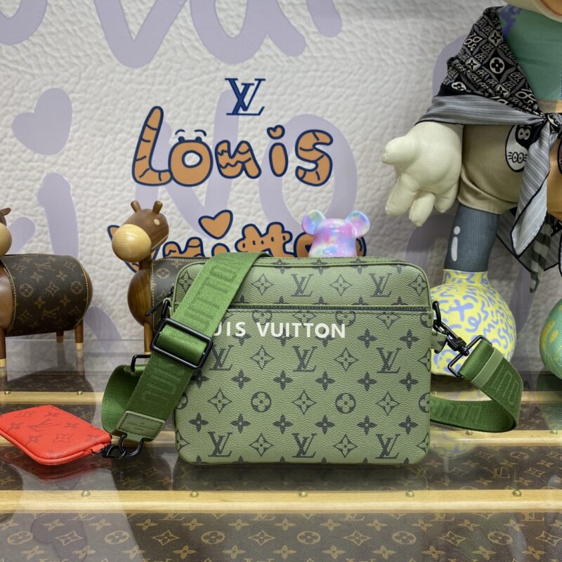 Replica Louis Vuitton Trio Messenger Green - high-accuracy replica luxury purse