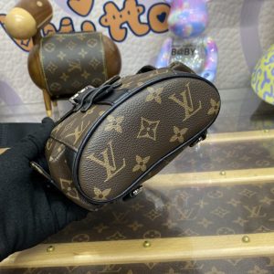 Replica Louis Vuitton Nano Christopher Backpack Brown - realistic designer-inspired fake bag