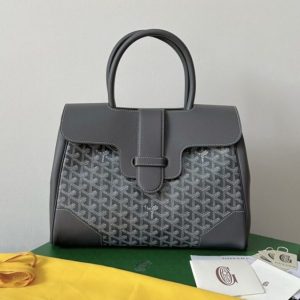 Replica Goyard Saigon Tote Grey - high-end fake designer purse