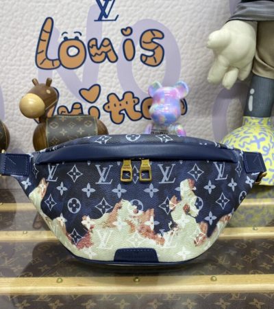 Replica Louis Vuitton Bumbag Discovery Blue Fire - top-rated replica designer bag