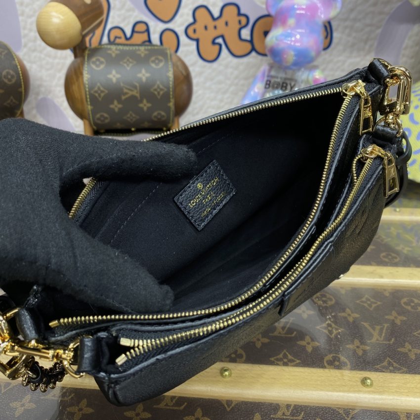 Replica Louis Vuitton Multi Pochette Accessoires Black - best-selling designer handbag dupe