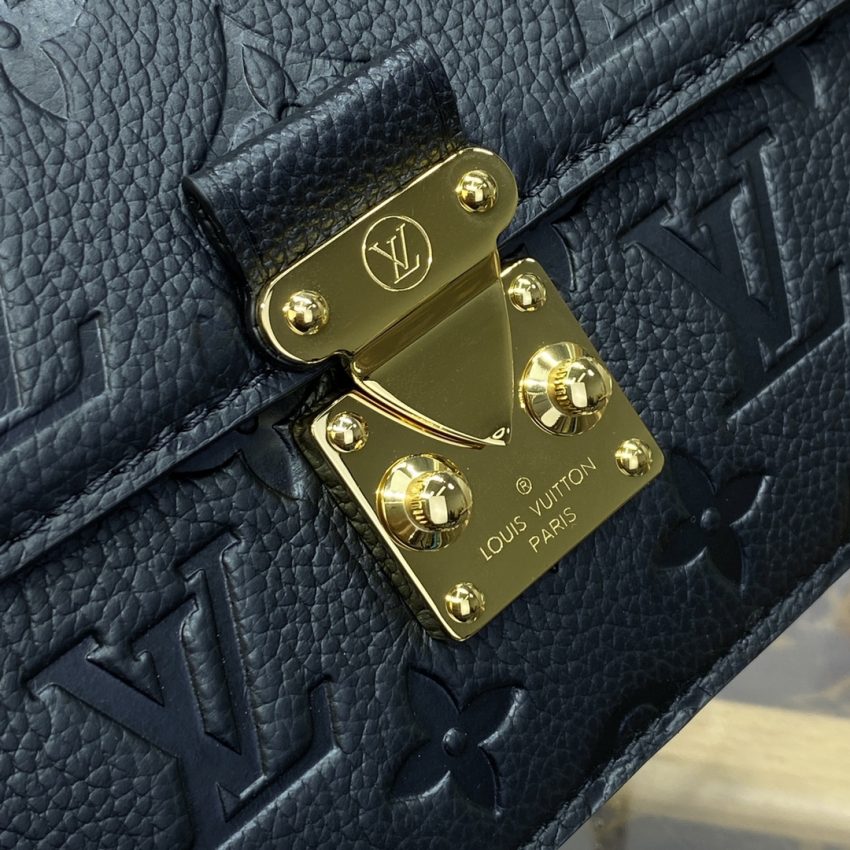 Replica Louis Vuitton Wallet On Chain Metis Black - high-quality designer bag clone