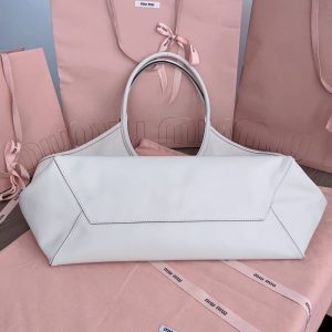 Replica Miu Miu Ivy Tote White - best quality luxury bag dupe