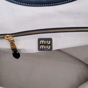 Replica Miu Miu Ivy Tote Black - premium 1:1 fake handbag model