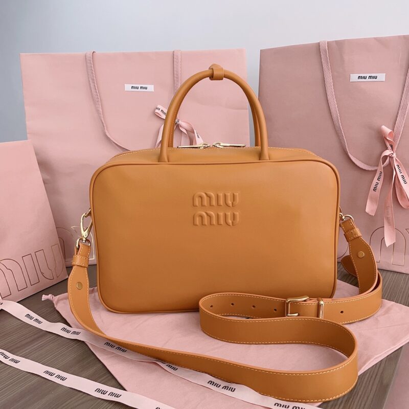 Replica Miu Miu Arcadie Light Brown - near-authentic luxury replica handbag