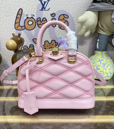 Replica Louis Vuitton Alma BB Pink - ultra-realistic fake designer tote