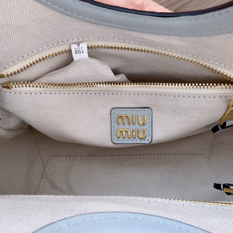 Replica Miu Miu Ivy Small Tote Grey - top-tier luxury replica shoulder bag