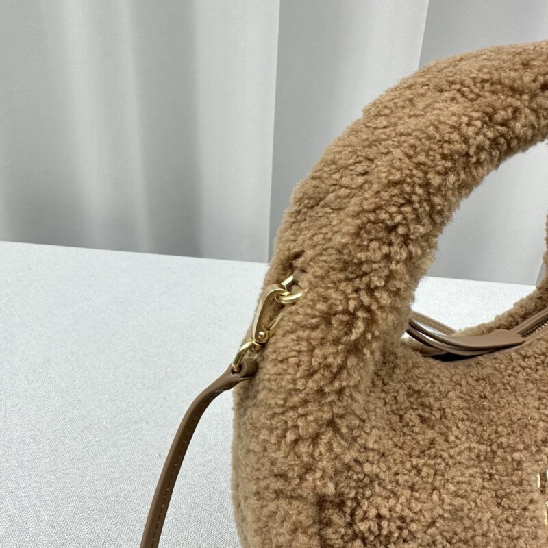 Replica Miu Miu Wander Wool Brown - 1:1 designer replica handbag