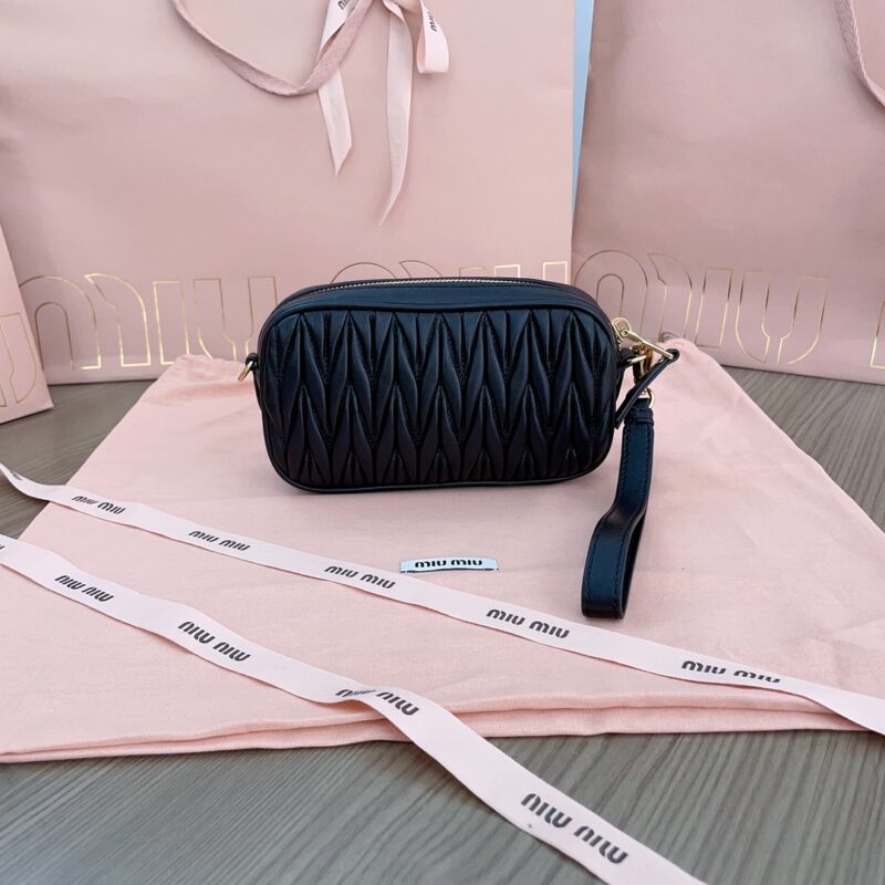 Replica Miu Miu Clutch Black - 1:1 designer replica handbag