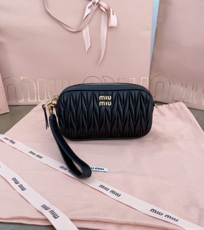 Replica Miu Miu Clutch Black - top-tier luxury replica shoulder bag