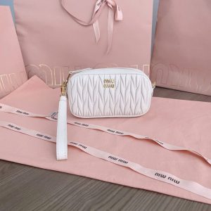 Replica Miu Miu Clutch White - top-rated replica designer bag