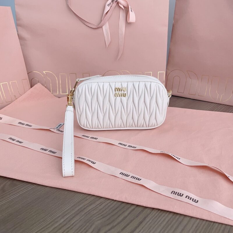 Replica Miu Miu Clutch White - top-rated replica designer bag