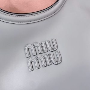 Replica Miu Miu Ivy Tote Grey - near-authentic luxury replica handbag