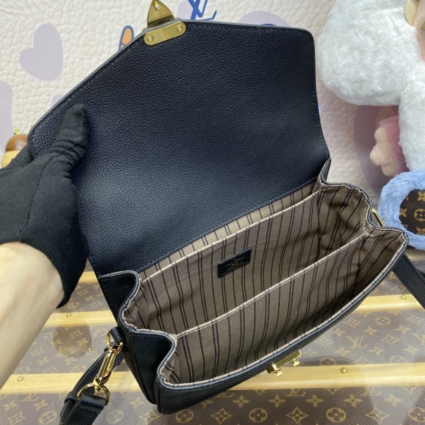 Replica Louis Vuitton Pochette Metis Black - top-rated replica designer bag