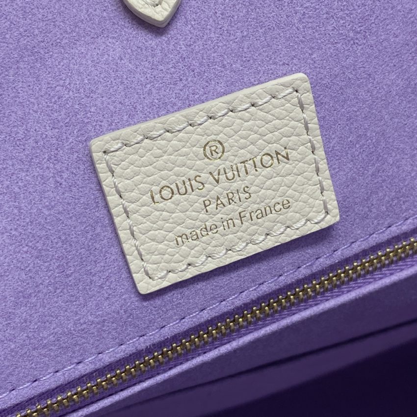 Replica LV OnTheGo White Purple - high-quality designer bag clone