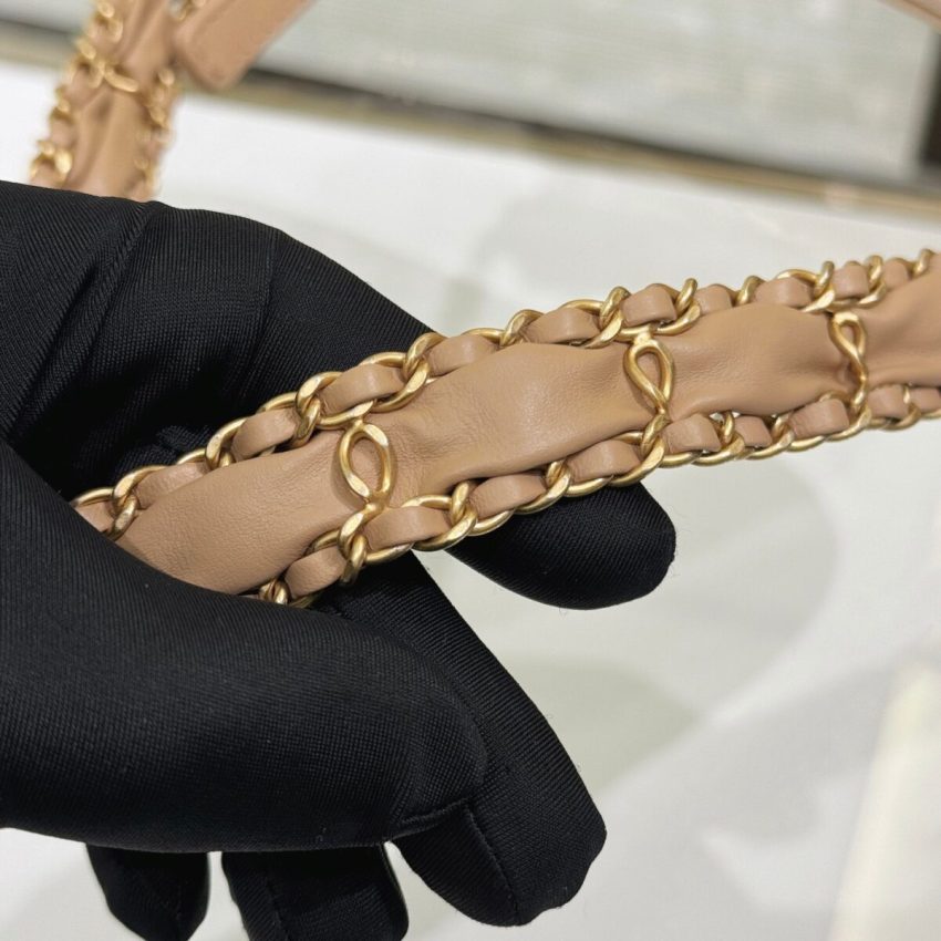 Replica CHANEL 23k Large Caramel - top-tier luxury replica shoulder bag