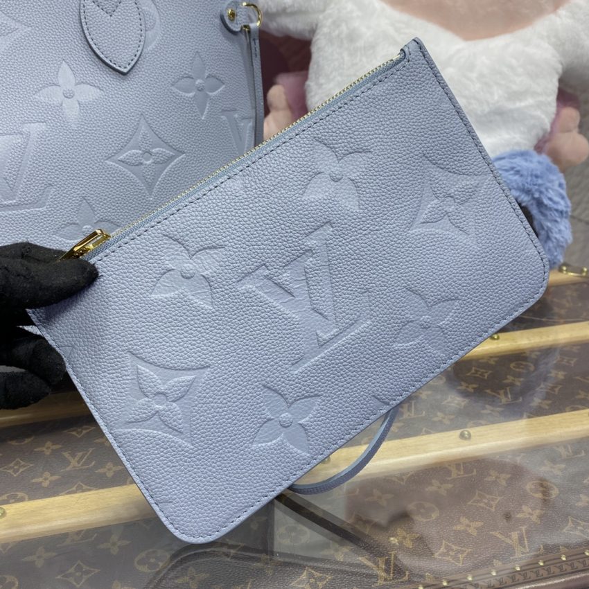 Replica Louis Vuitton Neverfull MM Sky Blue - high-end fake designer purse