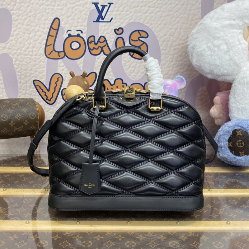 Replica Louis Vuitton Alma PM Black - high-end fake designer purse