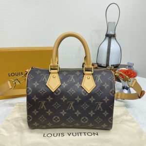 Replica Louis Vuitton Speedy P9 Bandouliere 25 Brown - premium-grade designer purse dupe