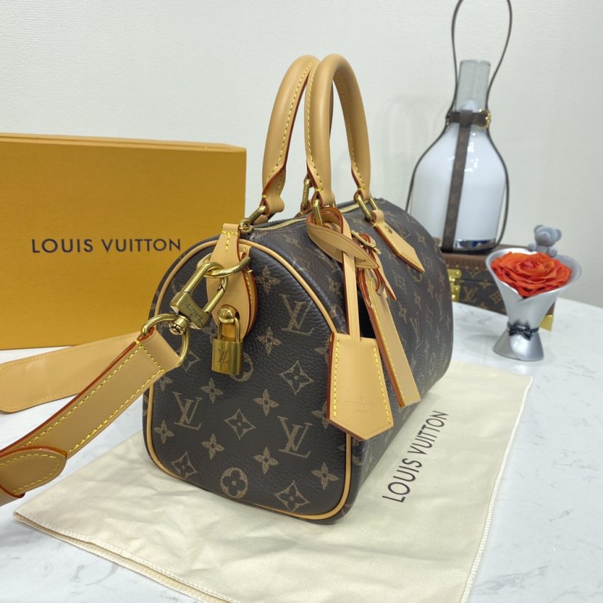 Replica Louis Vuitton Speedy P9 Bandouliere 25 Brown - elite superclone designer purse