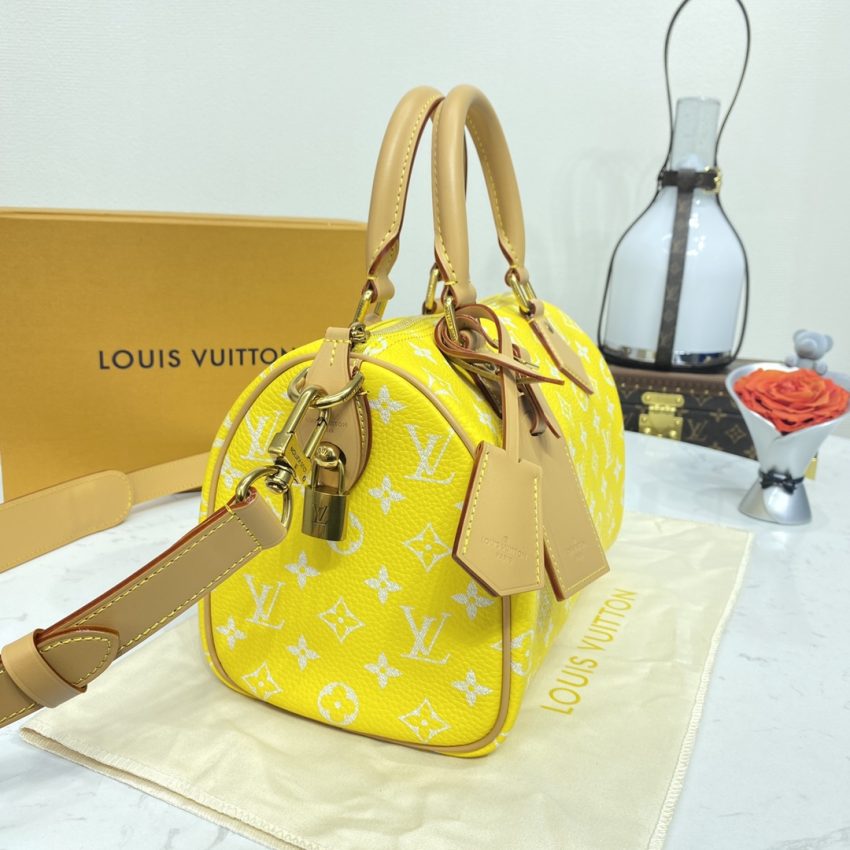 Replica Louis Vuitton Speedy P9 Bandouliere 25 Yellow - high-end fake designer purse