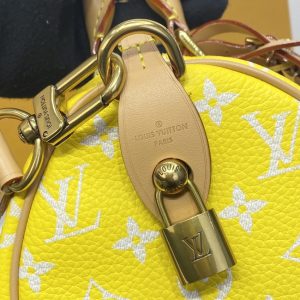 Replica Louis Vuitton Speedy P9 Bandouliere 25 Yellow - 1:1 designer replica handbag