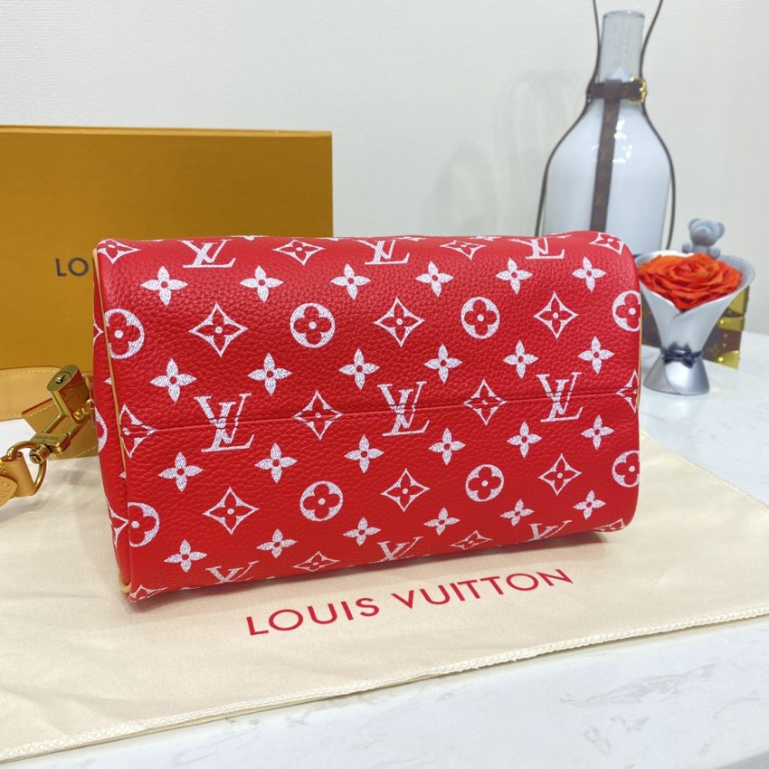 Replica Louis Vuitton Speedy P9 Bandouliere 25 Red - best-selling designer handbag dupe