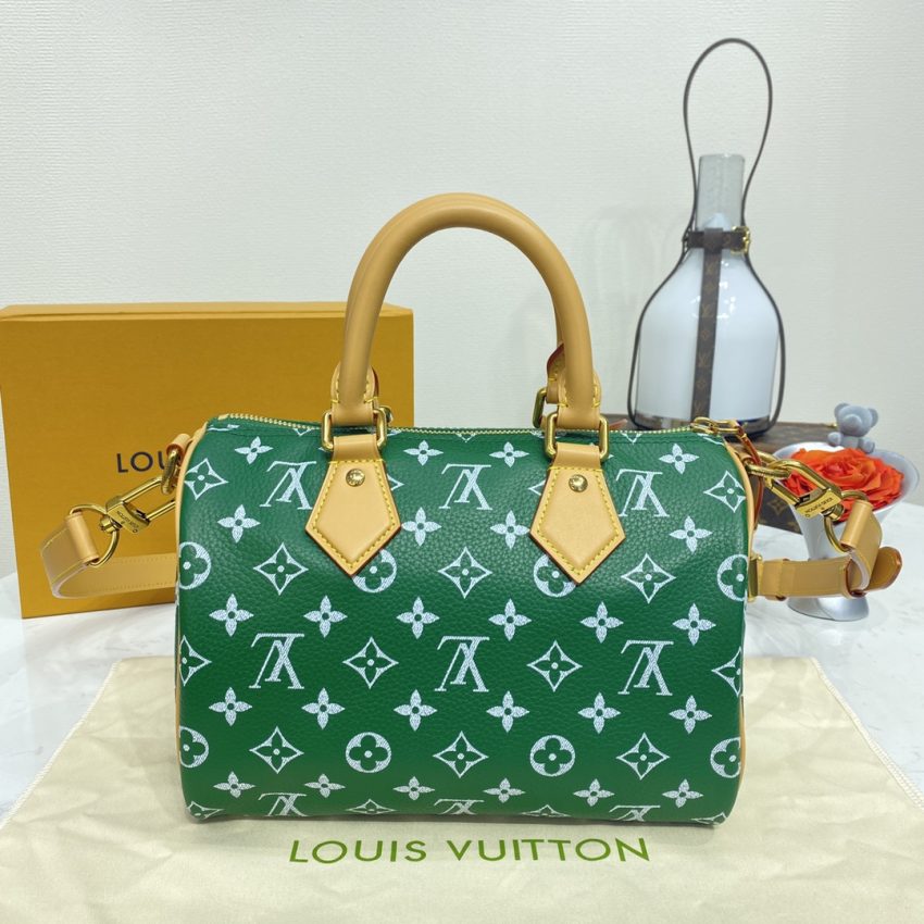 Replica Louis Vuitton Speedy P9 Bandouliere 25 Green - best-selling designer handbag dupe