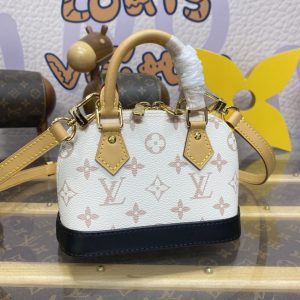 Replica Louis Vuitton Alma Nano White - premium 1:1 fake handbag model